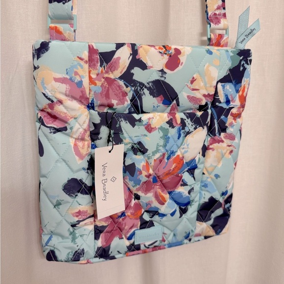 NWT Vera Bradley Ultralight Hipster Floating Blossoms Crossbody Bag - Picture 4 of 9